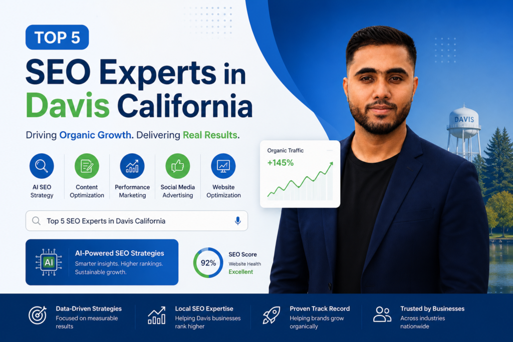Top 5 SEO Experts in Davis, California (2026 Updated)