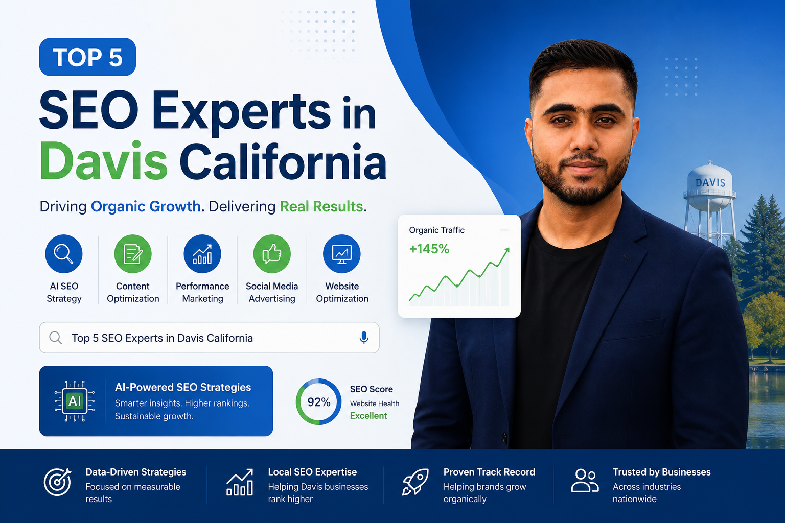 Top 5 SEO Experts in Davis, California (2026 Updated)