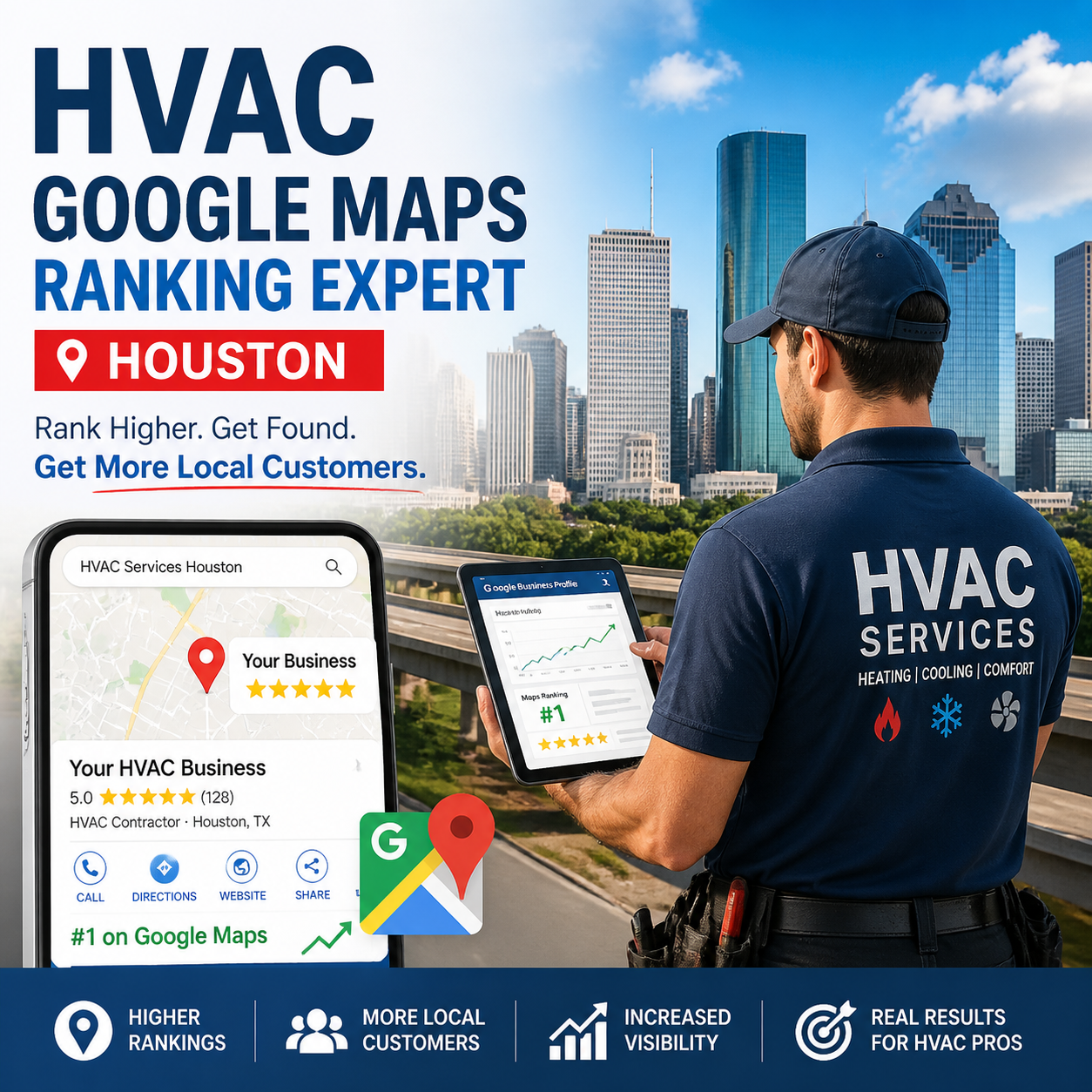 HVAC Google Maps Ranking Expert Houston | Shawon Kumar Diptao
