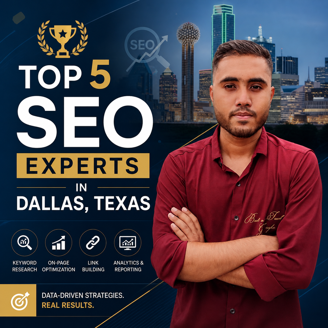 Top 5 SEO Experts in Dallas Texas 2026 | Shawon Kumar Diptao