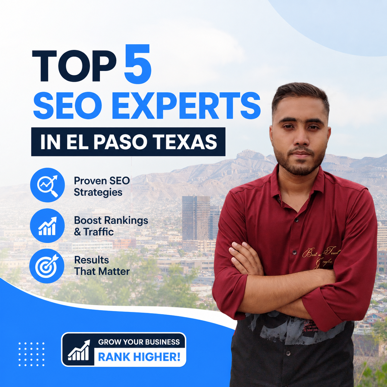 Top 5 SEO Experts in El Paso, Texas 2026 | Shawon Kumar Diptao