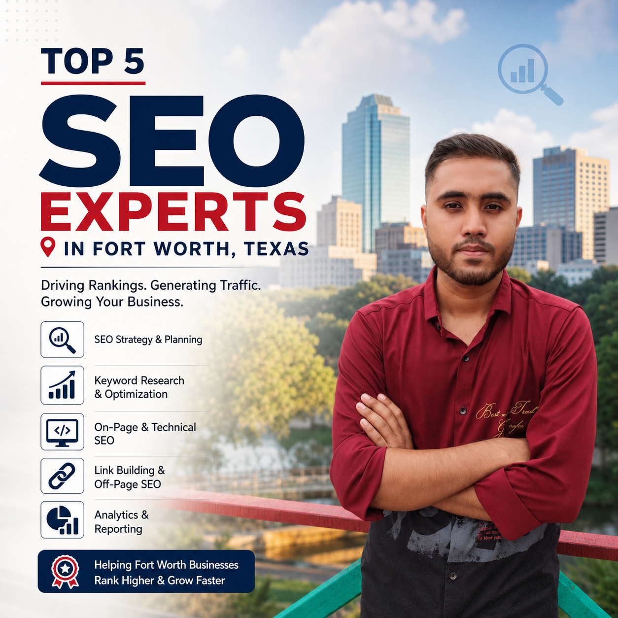 Top 5 SEO Experts in Fort Worth, Texas 2026 | Shawon Kumar