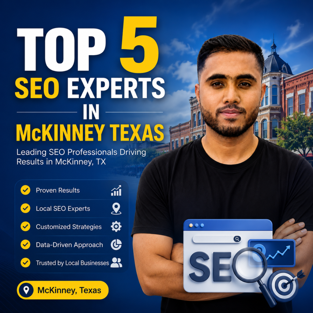 Top 5 SEO Experts in McKinney, Texas 2026 | Shawon Kumar Diptao
