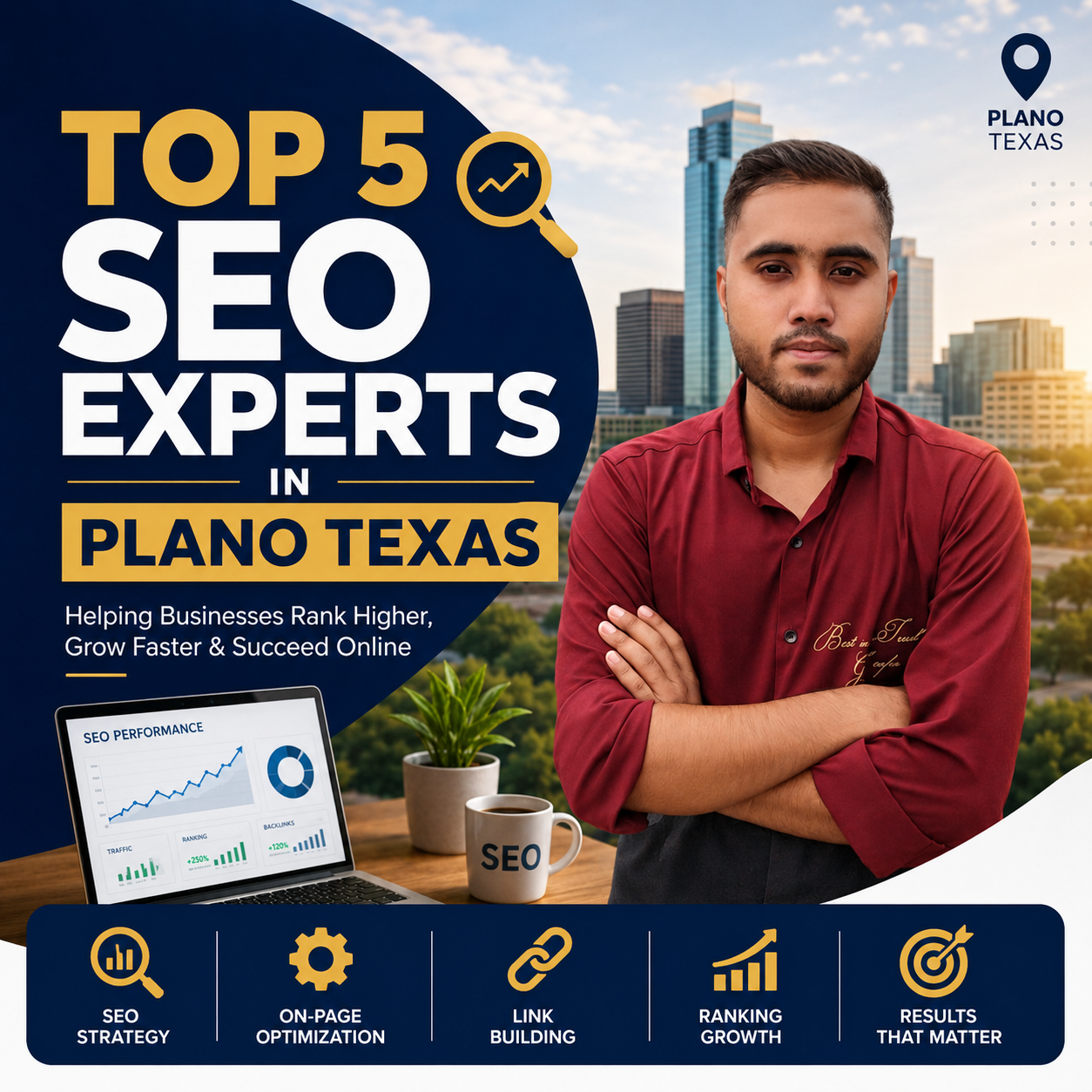Top 5 SEO Experts in Plano, Texas 2026 | Shawon Kumar Diptao