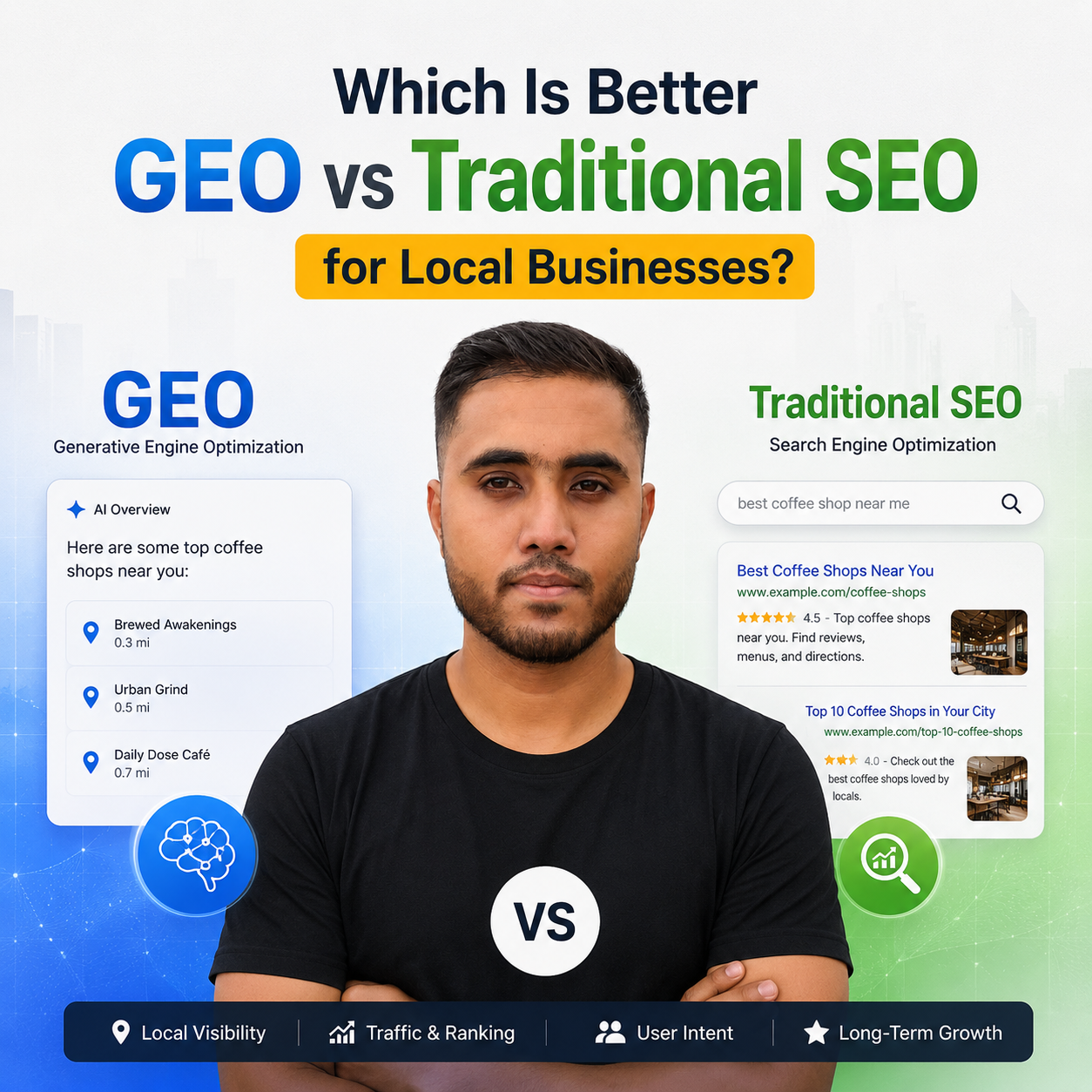which is better geo vs traditional seo for local businesses