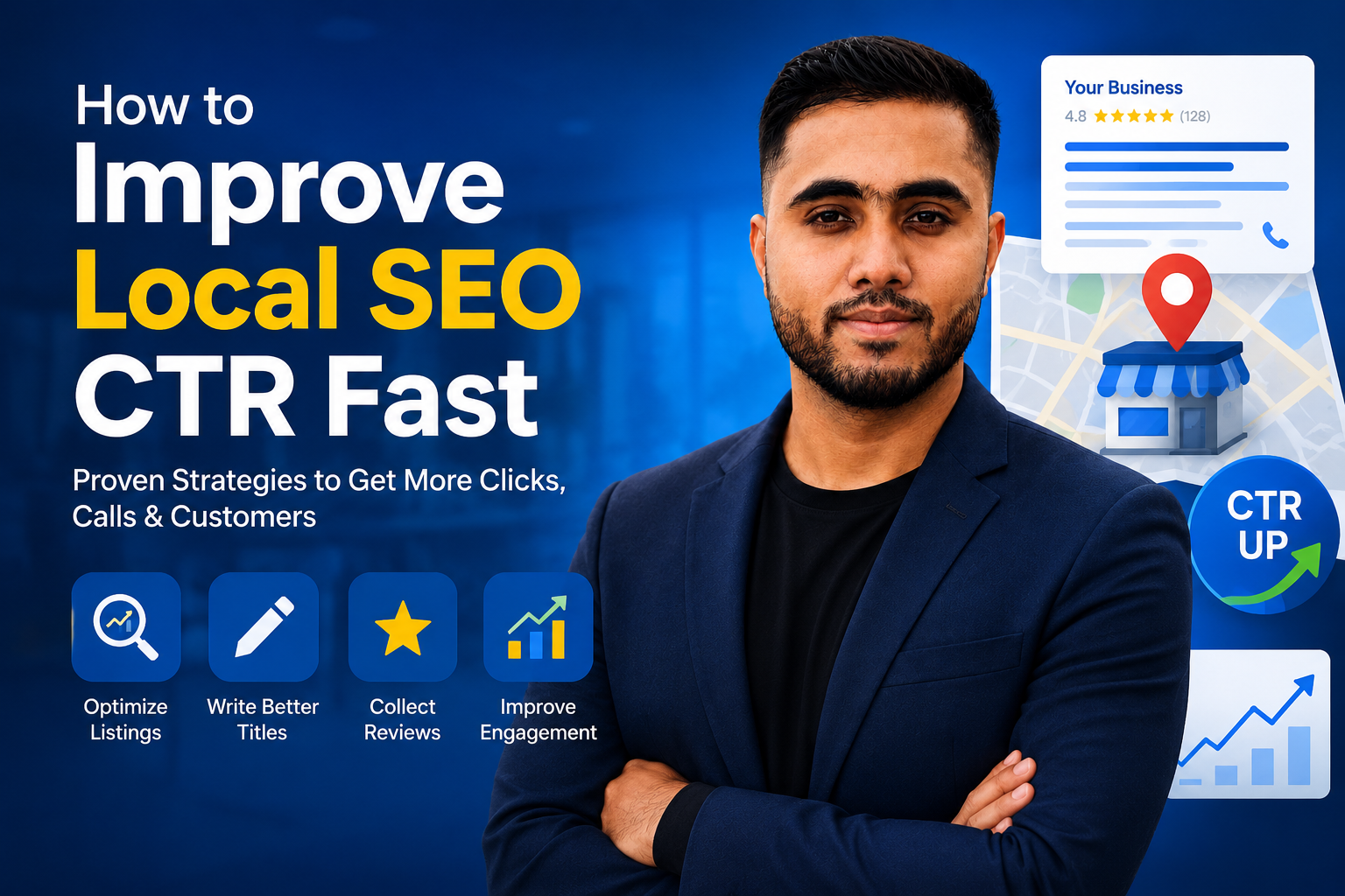 How to Improve Local SEO CTR Fast | Shawon Kumar Diptao