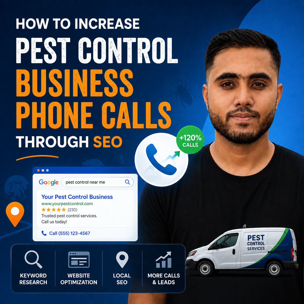 How to Increase Pest Control Business Phone Calls Through SEO