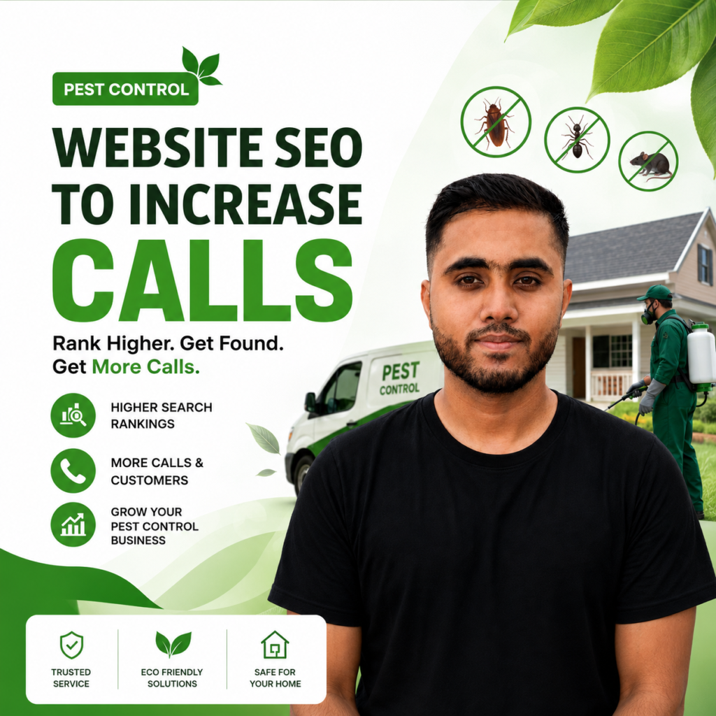 Pest Control Website SEO to Increase Calls Fast | Shawon