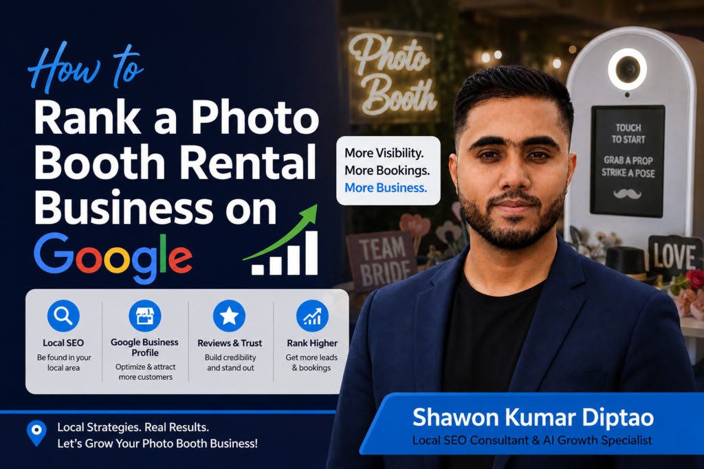 How to Rank a Photo Booth Rental Business on Google Guide