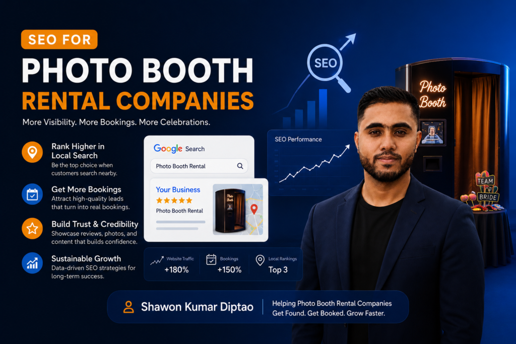 SEO for Photo Booth Rental Companies | Shawon Kumar Diptao