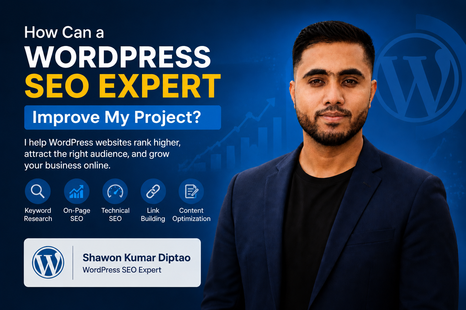 how can a wordpress seo expert improve my project