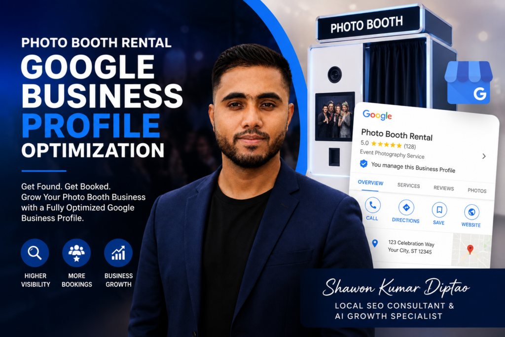 Photo Booth Rental Google Business Profile Optimization SEO