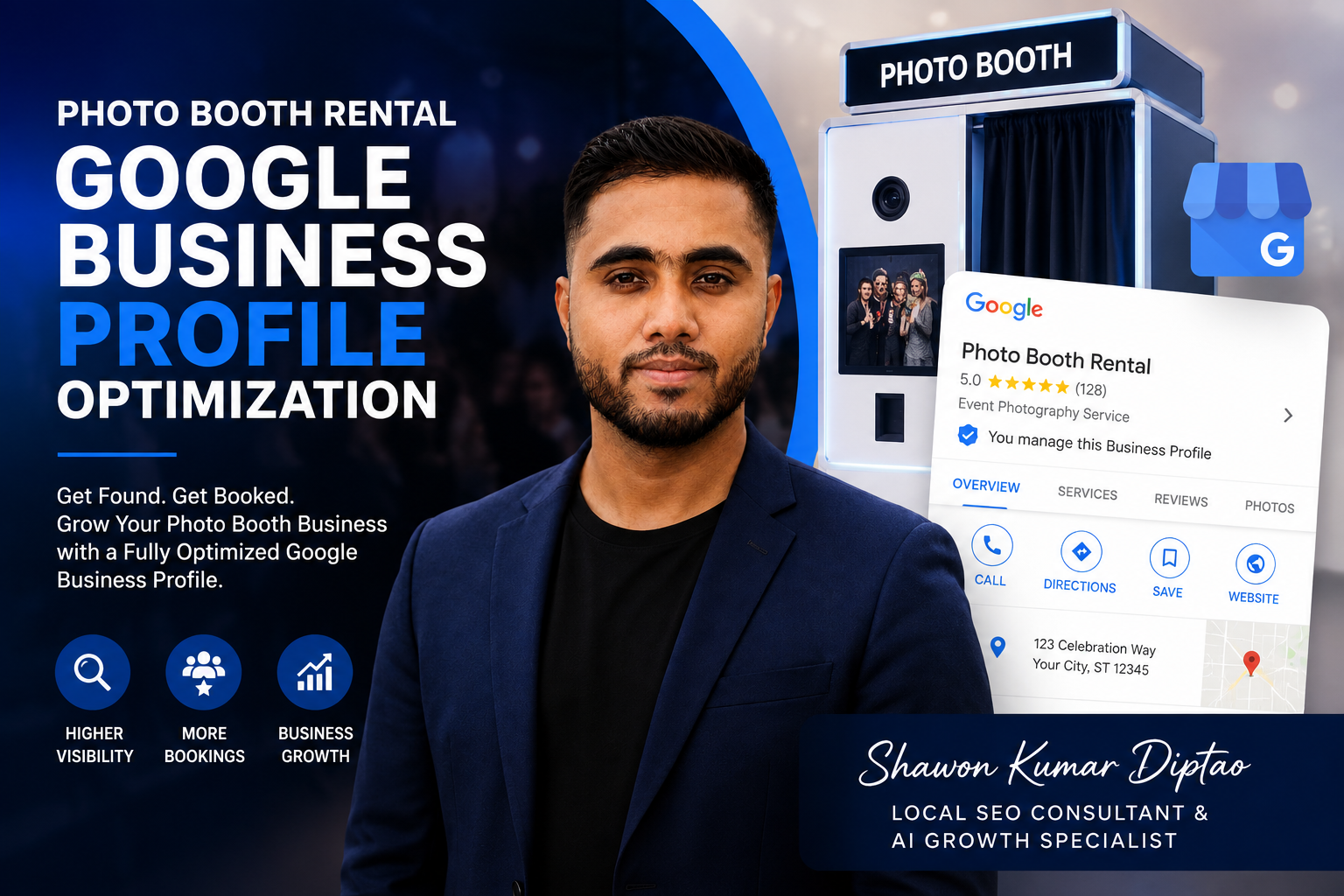 Photo Booth Rental Google Business Profile Optimization SEO