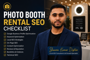 Photo Booth Rental SEO Checklist 2026 | Shawon Kumar Diptao