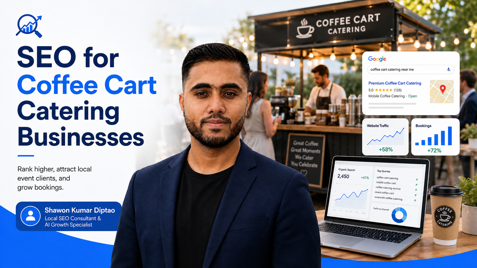 How Can SEO Help Coffee Cart Catering Businesses Book More Events?