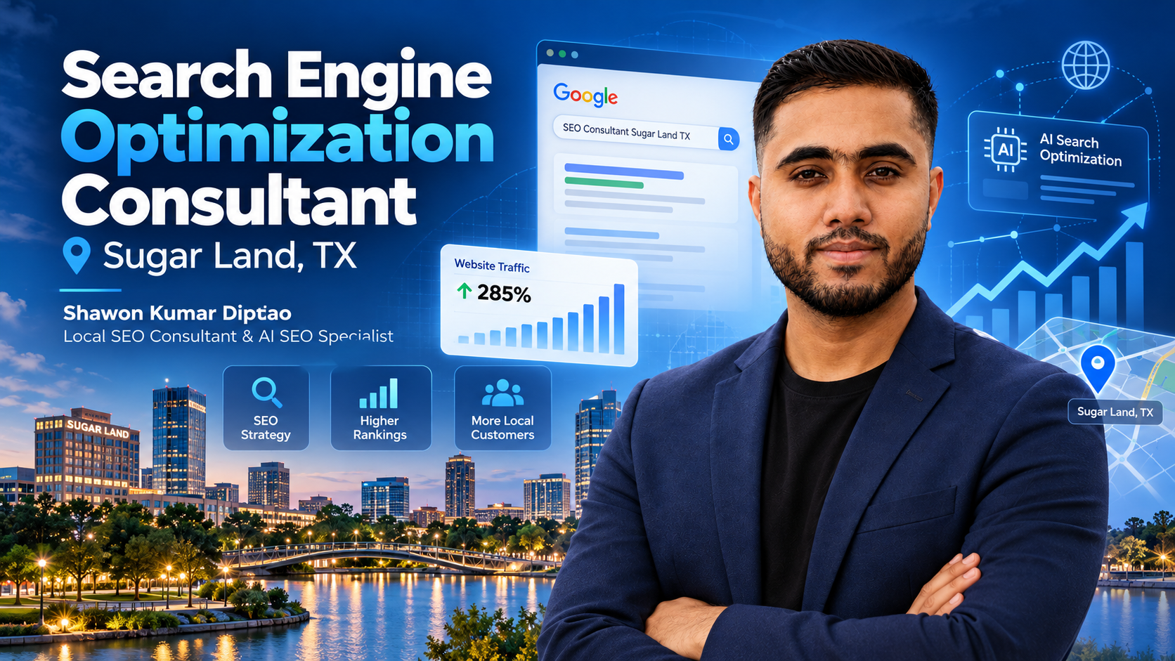 Search Engine Optimization Consultant Sugar Land | Shawon Kumar Diptao